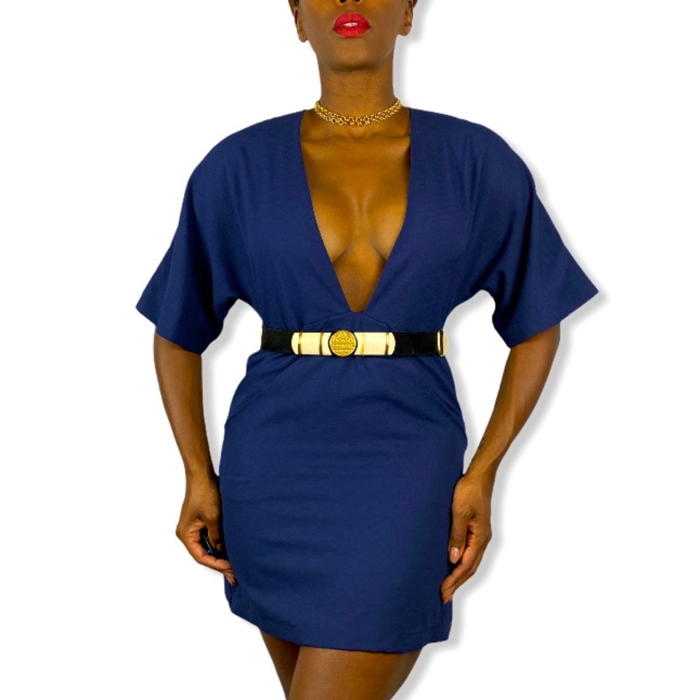Navy Blue Tobi Tunic Dress